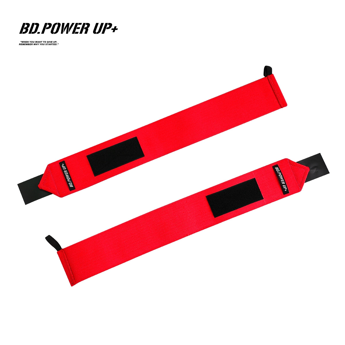 BD. Power up + Strength Winding High-Pressure Wristband Men's Fitness Training Professional Squat Bench Press Sports Protective Gear